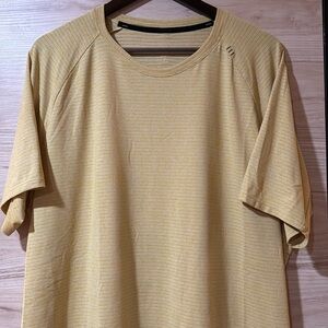 NWOT Light yellow Lululemon shirt XXL